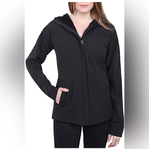 Kirkland Signature Ladies' Softshell Black Jacket size Large - Picture 2 of 8